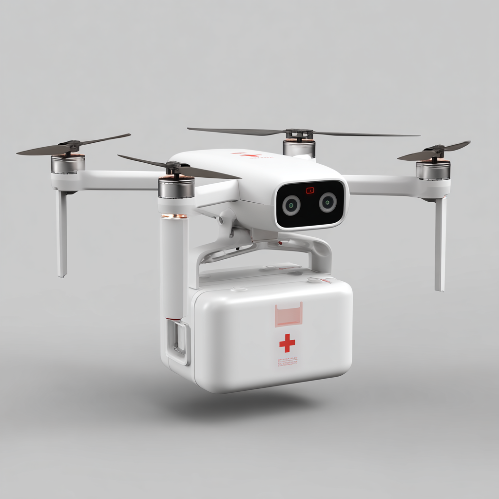 L'utilisation de drones dans le secteur médical