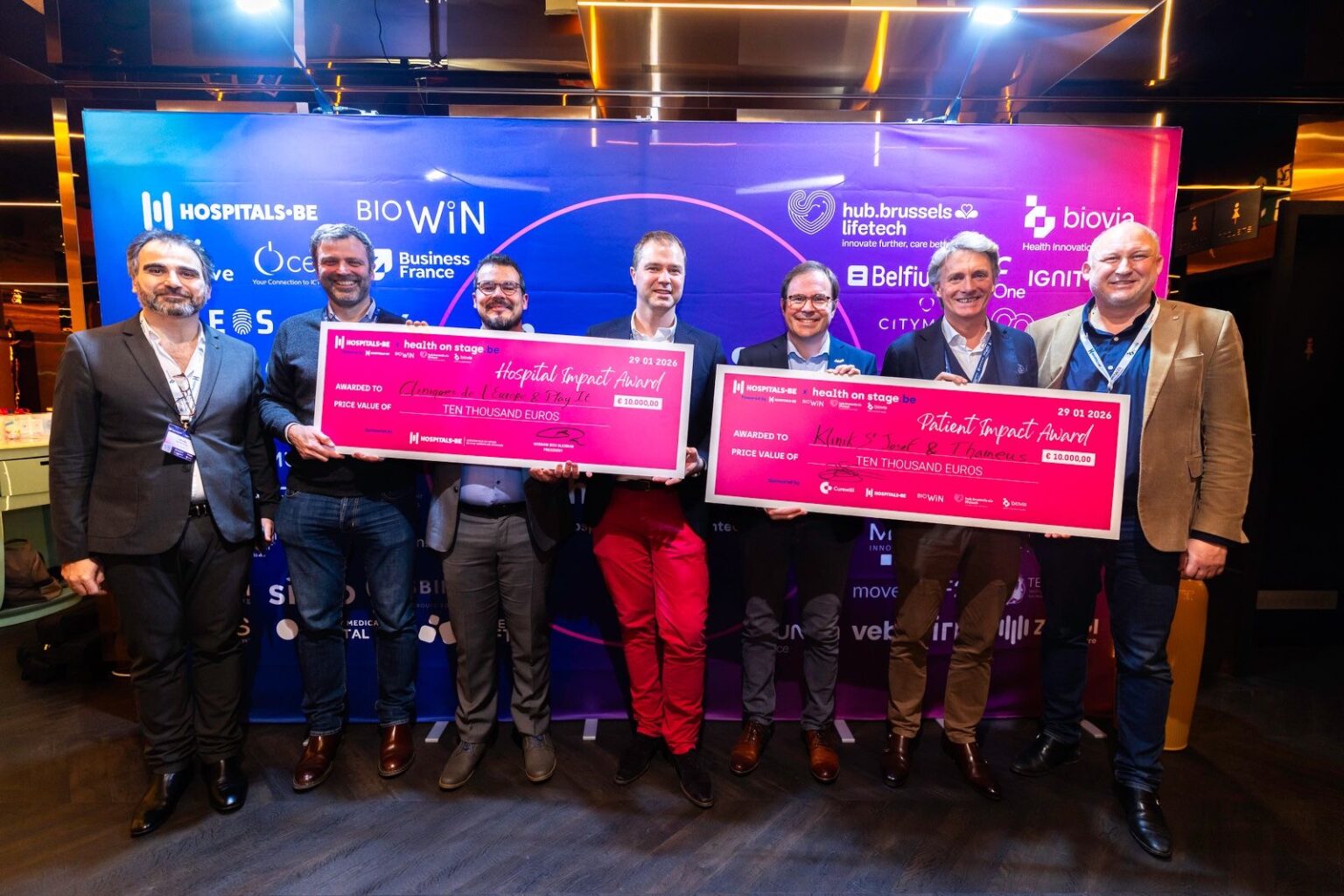 Lauréat du « Hospital Impact Award » (sponsorisé par Hospitals.be) : Projet SIM BLOOD mené par les Cliniques de l'Europe & PLAY IT